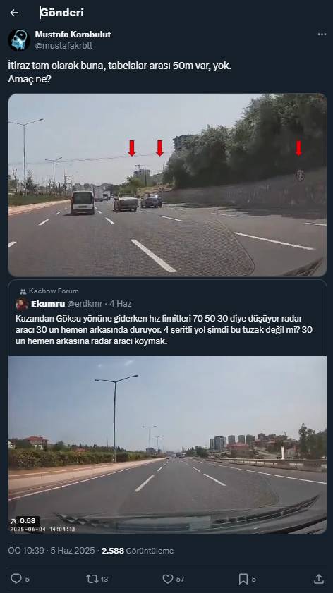 Tedbir mi, tuzak mı? Radar tartışması sosyal medyada 4